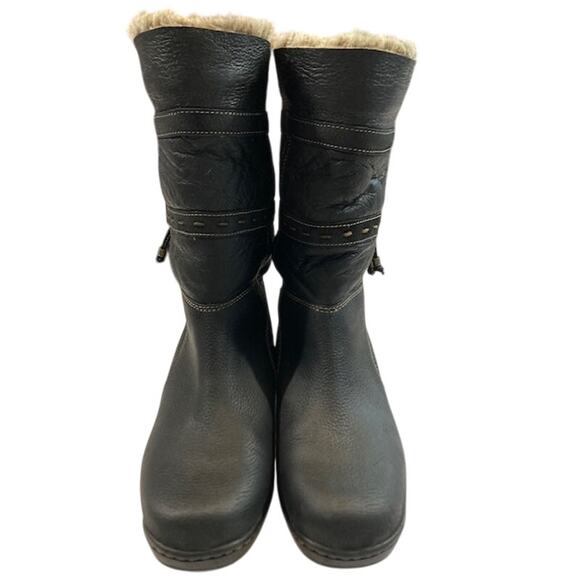 Blondo, Martine Suede Boots Black Winter Fur, Aqua Protected - Picture 2 of 8